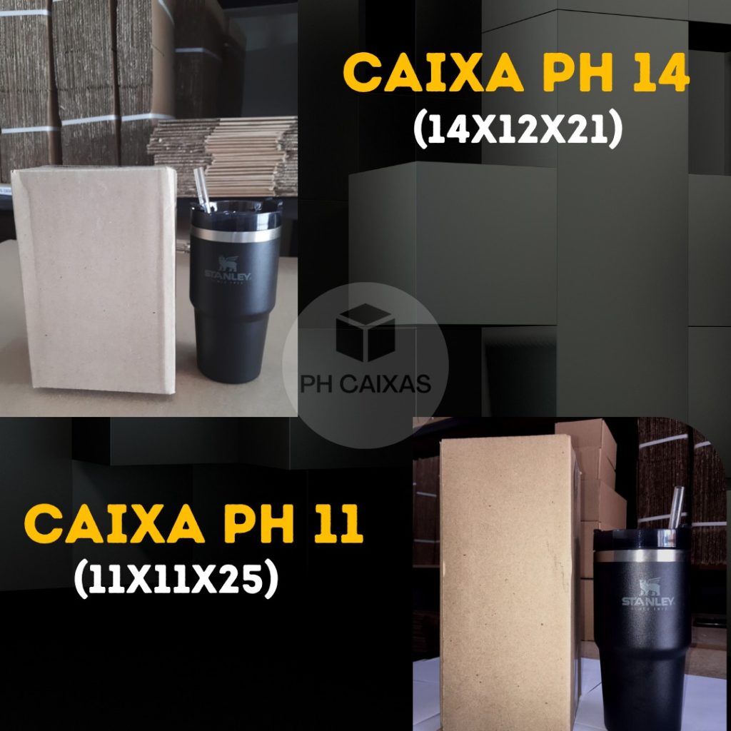 Caixas para óculos, copos, bonés e relógios